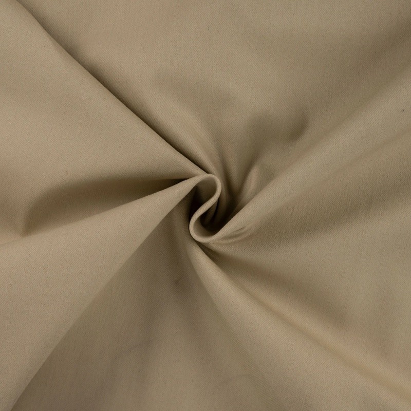 Coupon 3m Tissu Jean Elasthanne Sable 