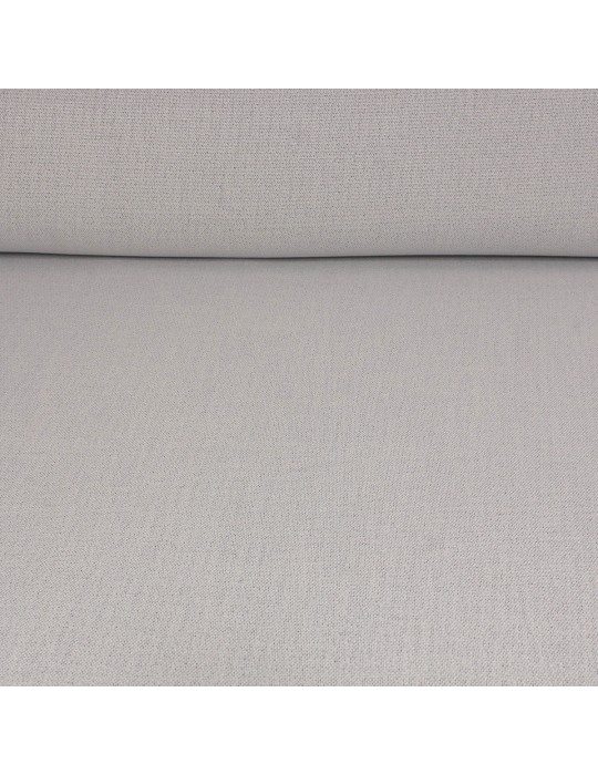 Tissu obscurcissant uni polyester blanc
