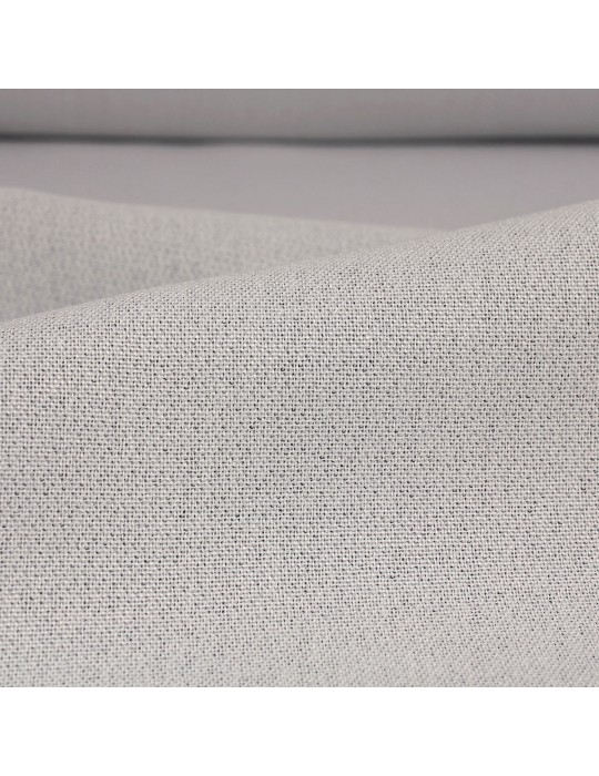 Tissu obscurcissant uni polyester blanc