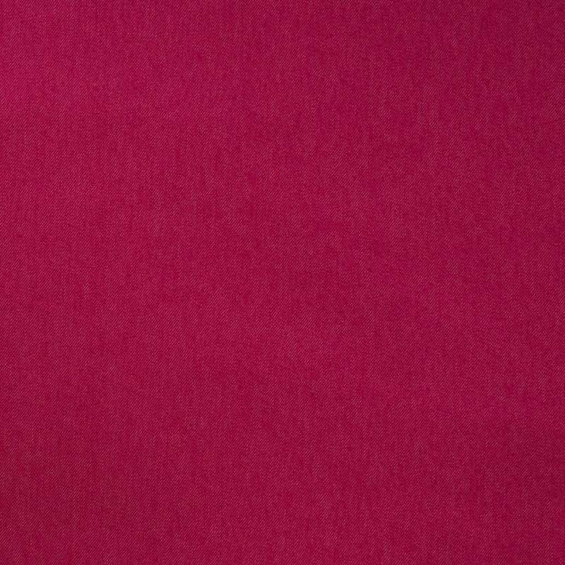Coupon 3m Tissu Jean Elasthanne Fuchsia
