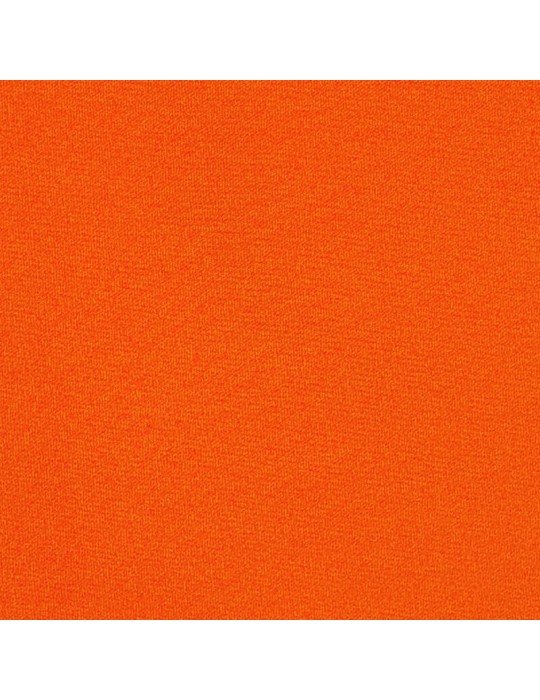 Tissu demi natté uni grande largeur orange