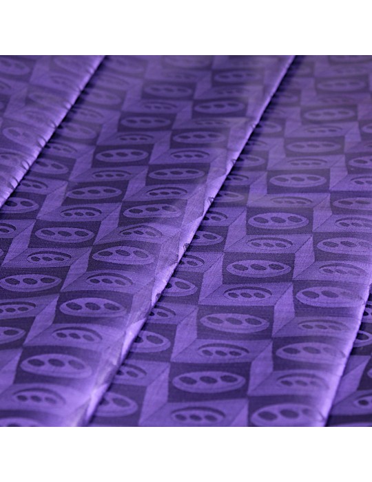 Tissu bazin riche coton violet