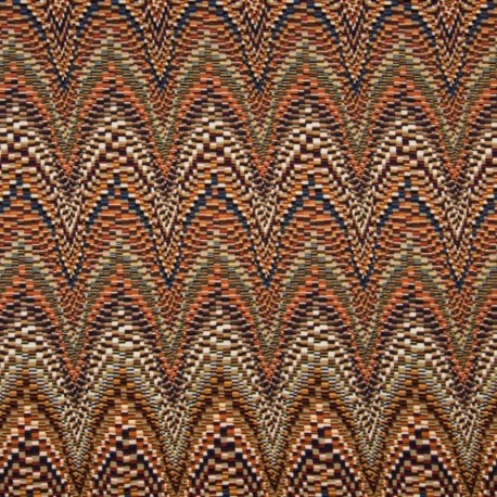 Coupon 3m Tissu Jersey Viscose Pixels Citrouille 