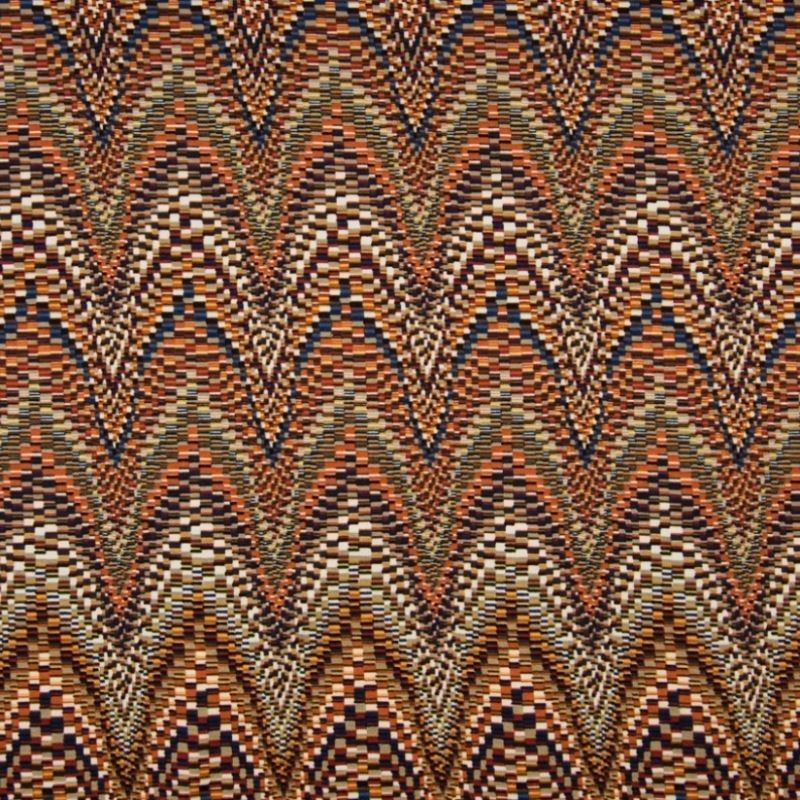 Coupon 3m Tissu Jersey Viscose Pixels Citrouille 