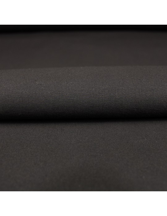 Tissu ignifugé ANTI FEU M1 100% coton noir