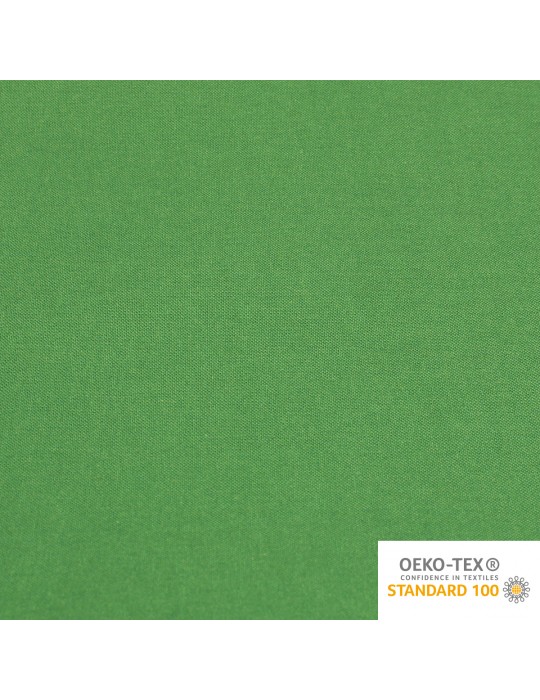 Coupon coton uni 300 x 150 cm vert