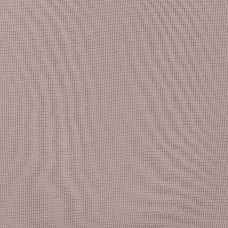 Coupon 3m Tissu Jersey Gaufré Rose 