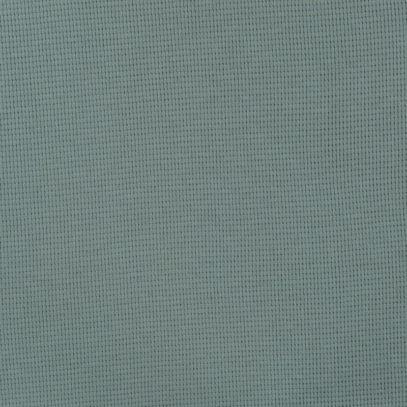 Coupon 3m Tissu Jersey Gaufré Menthe