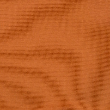 Coupon 3m Tissu Jersey Gaufré Cognac 