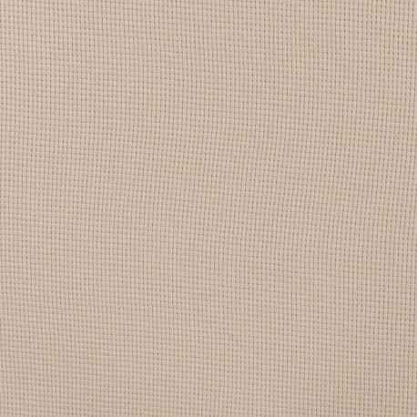 Coupon 3m Tissu Jersey Gaufré Sable 