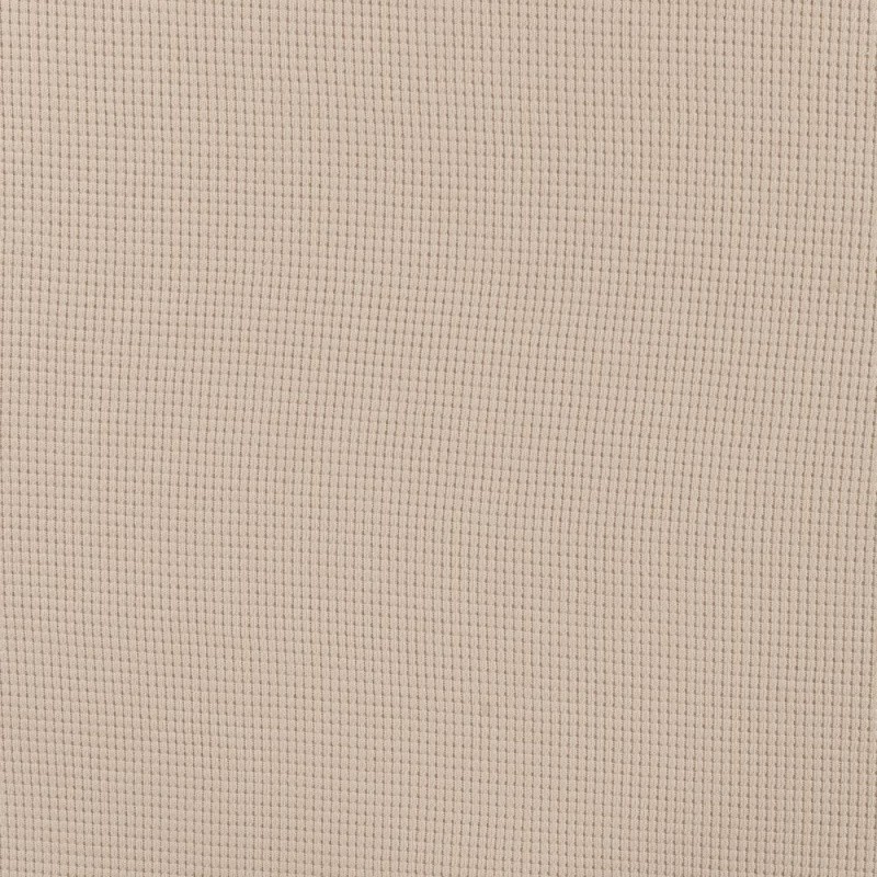 Coupon 3m Tissu Jersey Gaufré Sable 