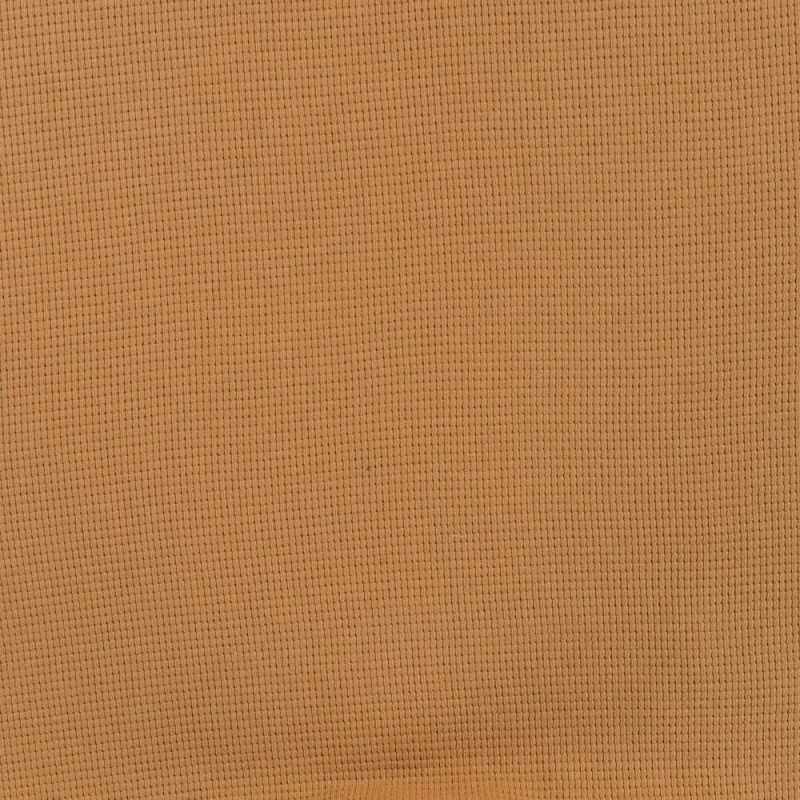 Coupon 3m Tissu Jersey Gaufré Caramel 