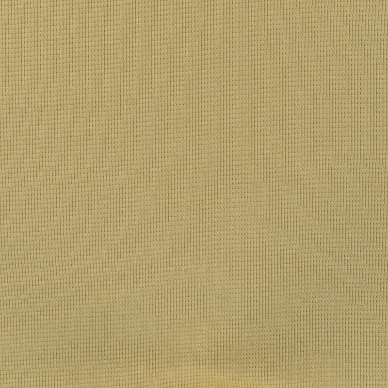 Coupon 3m Tissu Jersey Gaufré Jaune Clair 