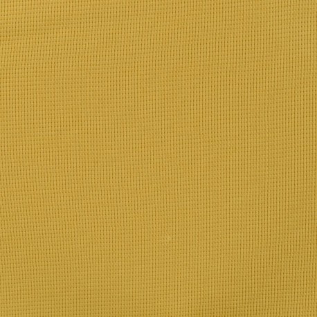 Coupon 3m Tissu Jersey Gaufré Jaune 