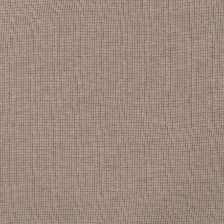 Coupon 3m Tissu Jersey Gaufré Beige Chine 