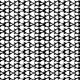 Coupon 3m Tissu Bengaline Stretch Imprimé Goutte Noir 