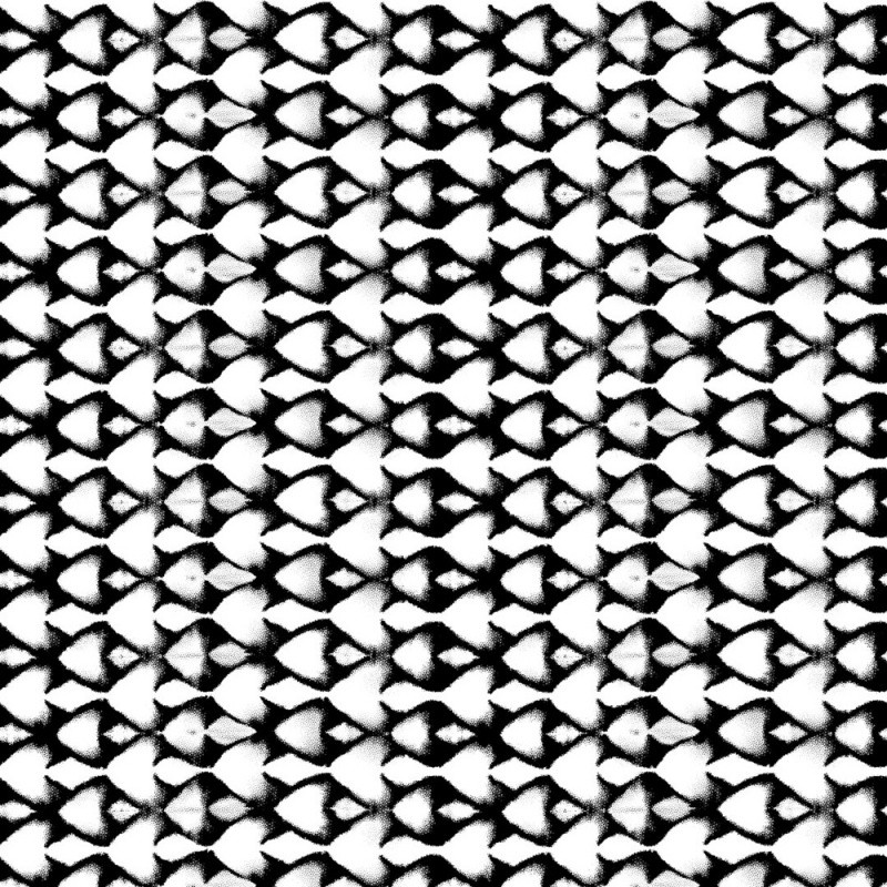 Coupon 3m Tissu Bengaline Stretch Imprimé Goutte Noir 