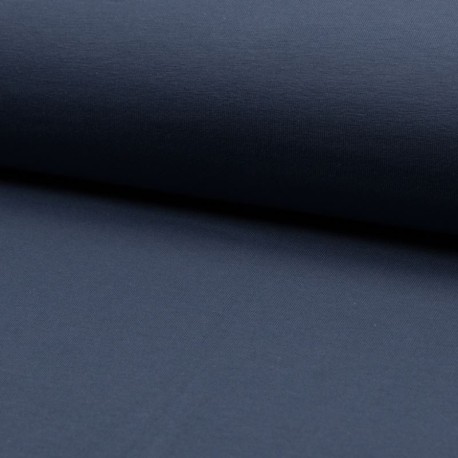 Coupon 3m Tissu Jersey Coton Bio Coloris Jeans