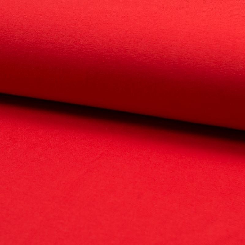 Coupon 3m Tissu Jersey Coton Bio Rouge