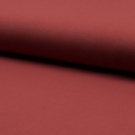 Coupon 3m Tissu Jersey Coton Bio Terracotta