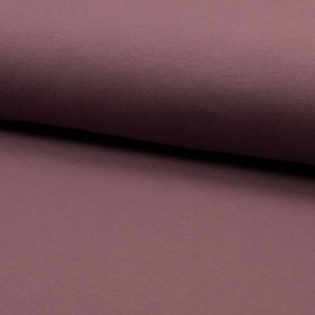 Coupon 3m Tissu Jersey Coton Bio Mauve