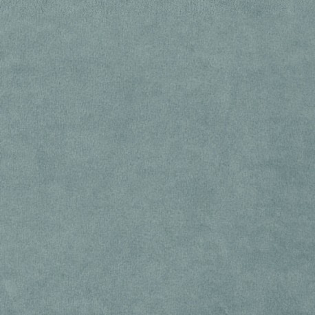 Coupon 3m Tissu Jersey Velours Nicky Uni Vert De Gris