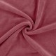 Coupon 3m Tissu Jersey Velours Nicky Uni Rose 