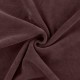 Coupon 3m Tissu Jersey Velours Nicky Uni Prune