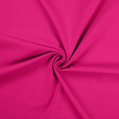 Coupon 3m Tissu Jersey Fuchsia