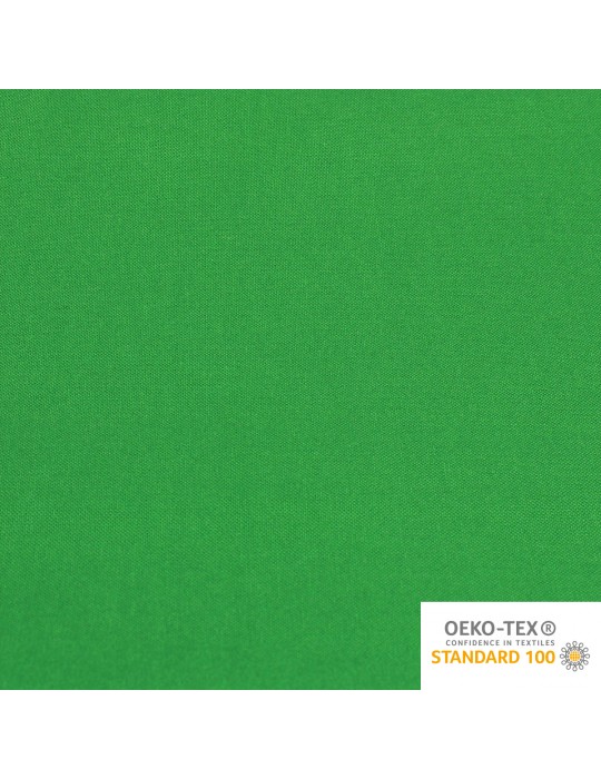 Coupon coton uni 150 x 50 cm vert