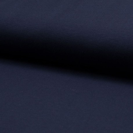 Coupon 3m Tissu Jersey Piqué Uni Marine