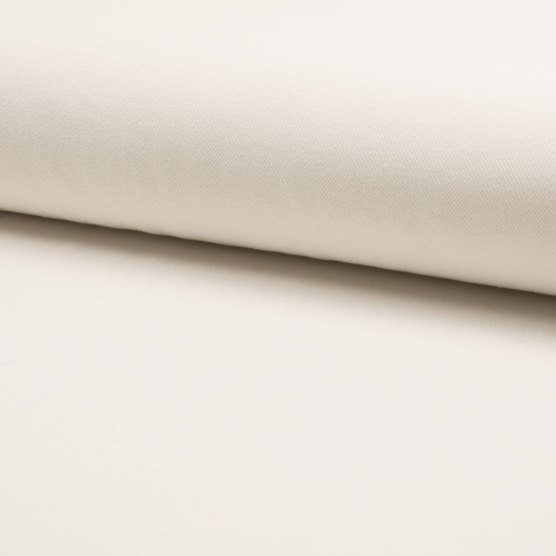 Coupon 3m Tissu Jersey Piqué Uni Blanc Cassé