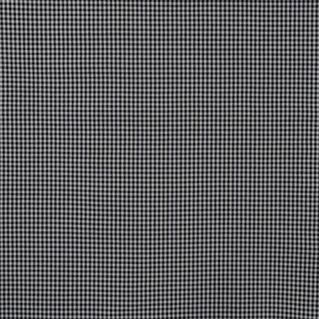 Coupon 3m Tissu Bengaline Stretch Fetine Noir 