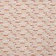 Coupon 3m Tissu Jersey Coton Stripes Terracotta Clair