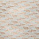 Coupon 3m Tissu Jersey Coton Stripes Bleu Menthe 