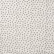 Coupon 3m Tissu Jersey Coton Hearts Ecru 