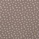 Coupon 3m Tissu Jersey Coton Butterflies Taupe 