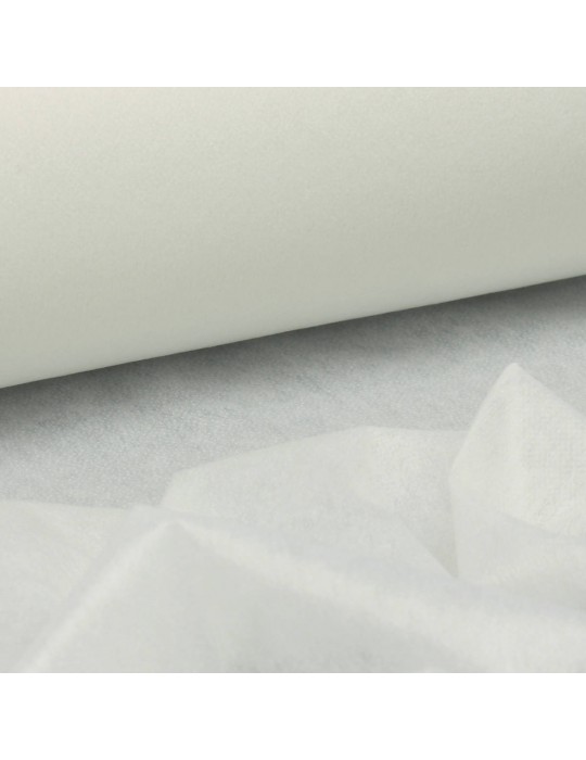 Tissu polyamide thermocollant blanc