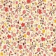 Coupon 3m Tissu Jersey Imprimé Fleurs Multicolor 