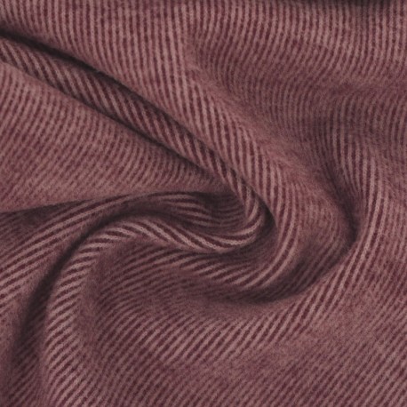 Coupon 3m Tissu Jersey Brossé Violet Clair