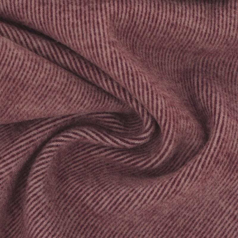 Coupon 3m Tissu Jersey Brossé Violet Clair