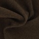 Coupon 3m Tissu Jersey Brossé Marron