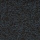 Coupon 3m Tissu Jersey Imprimé Leopard Fond Bleu 