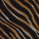 Coupon 3m Tissu Jersey Imprimé Zèbre Camel 
