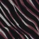 Coupon 3m Tissu Jersey Imprimé Zèbre Violet 