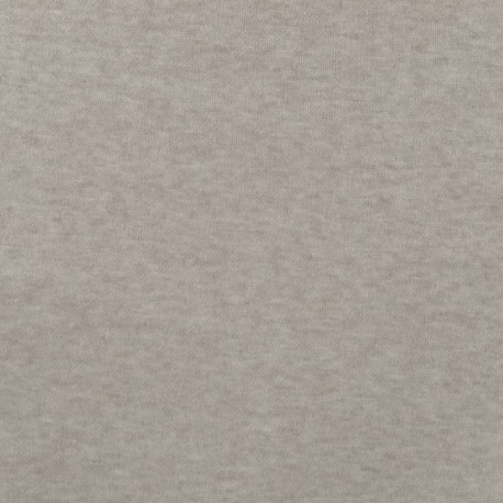 Coupon 3m Tissu Jersey Tricot Rayonne Sable Chiné