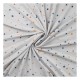 Coupon 3m Tissu Jersey Peau de Pêche Imprimé Etoile Bleu 
