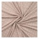 Coupon 3m Tissu Jersey Peau de Pêche Imprimé Fleurs Sable