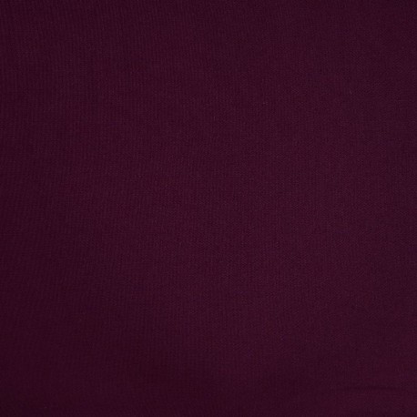 Coupon 3m Tissu Jersey de Viscose Piqué Bordeaux
