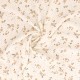 Coupon 3m Tissu Jersey Côtelé Imprimé Fleurs